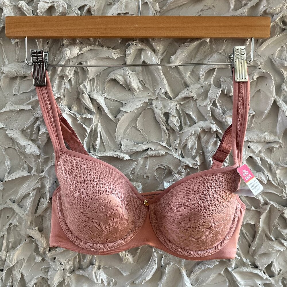 Essential Bodywear Abbie Bra - Limited Edition Rose Gold Color 32C, 32E